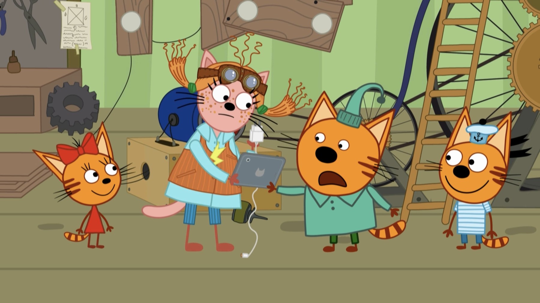 Мультфильм «Три Кота. Путешествие во времени»